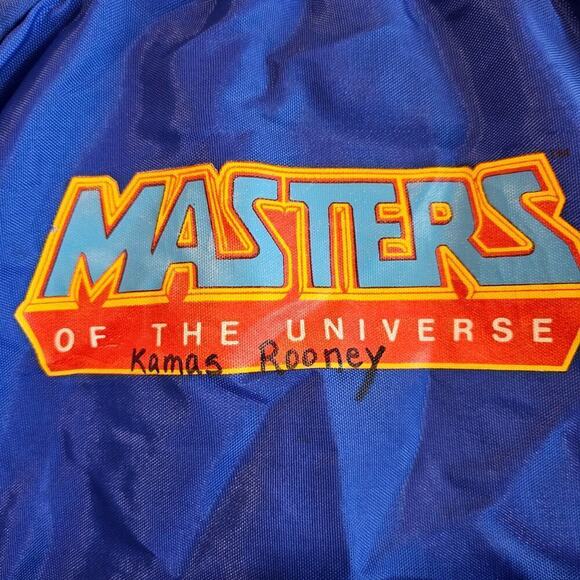 Vintage He-Man Masters of The Universe Backpack 1984 Blue Mattel Beast Man 17" - Picture 4 of 14